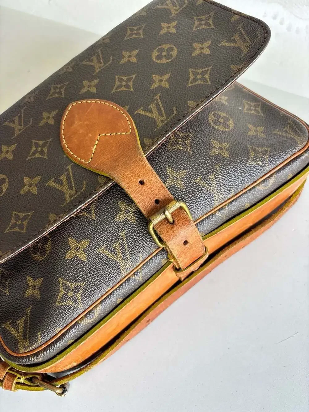 Louis Vuitton Pre-Owned 1991 Cartesier GM Crossbody Bag